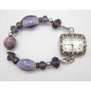 Women Swap Beehive Beaded Quartz WR Analog 28mm Tank Watch (H862) "New Battery"